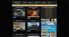 Desktop Screenshot of hotelmurahdibandungs.com